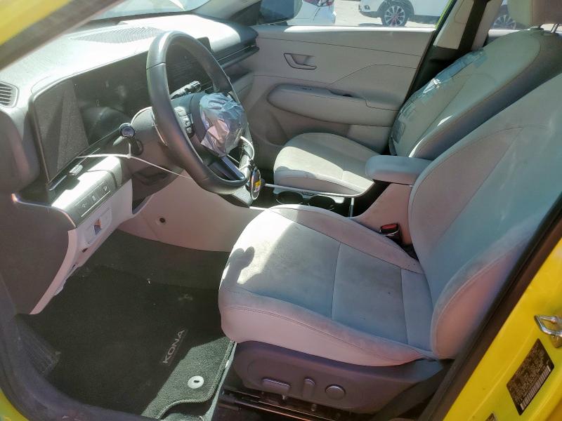  HYUNDAI KONA 2024 Yellow