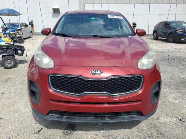  KIA SPORTAGE 2017 Красный