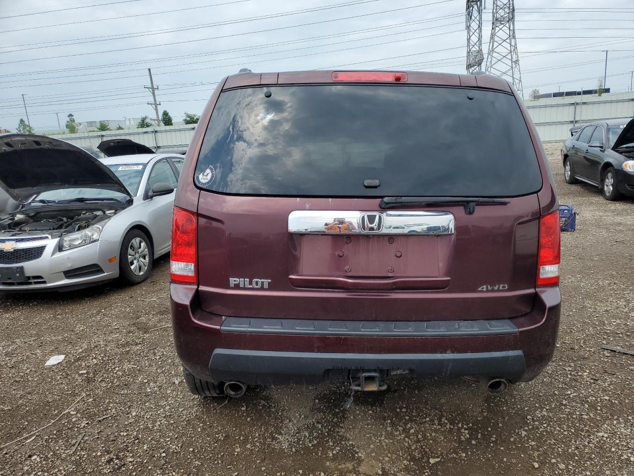 2009 Honda Pilot Exl VIN: 5FNYF48529B029314 Lot: 63829925