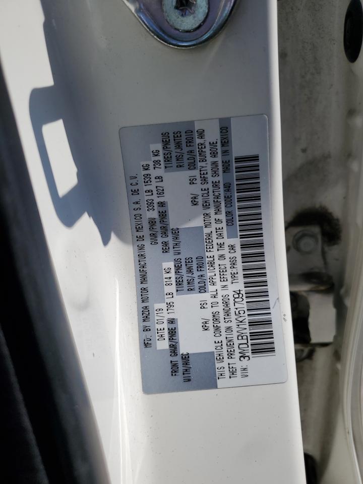 2019 Toyota Yaris L VIN: 3MYDLBYV1KY517094 Lot: 64319555