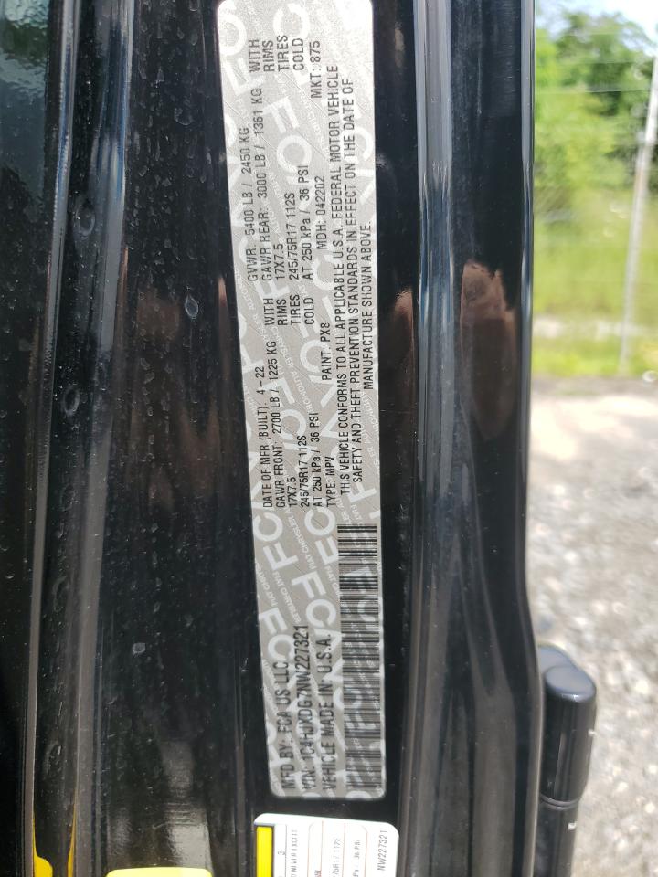 2022 Jeep Wrangler Unlimited Sport VIN: 1C4HJXDG7NW227321 Lot: 65001165