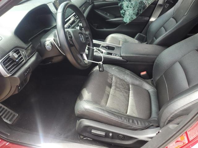  HONDA ACCORD 2019 Czerwony
