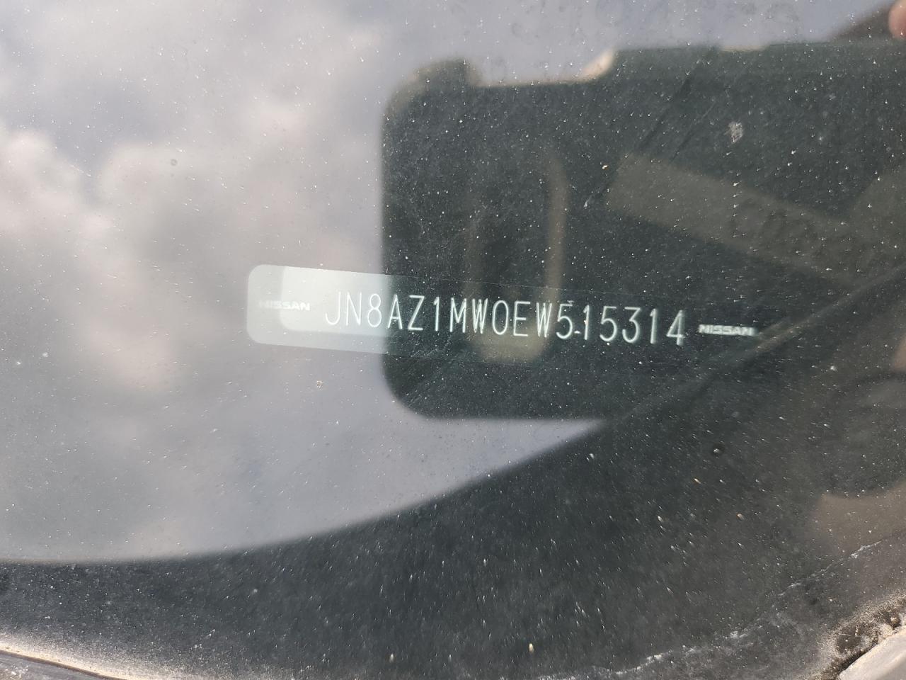 2014 Nissan Murano S VIN: JN8AZ1MW0EW515314 Lot: 64653375
