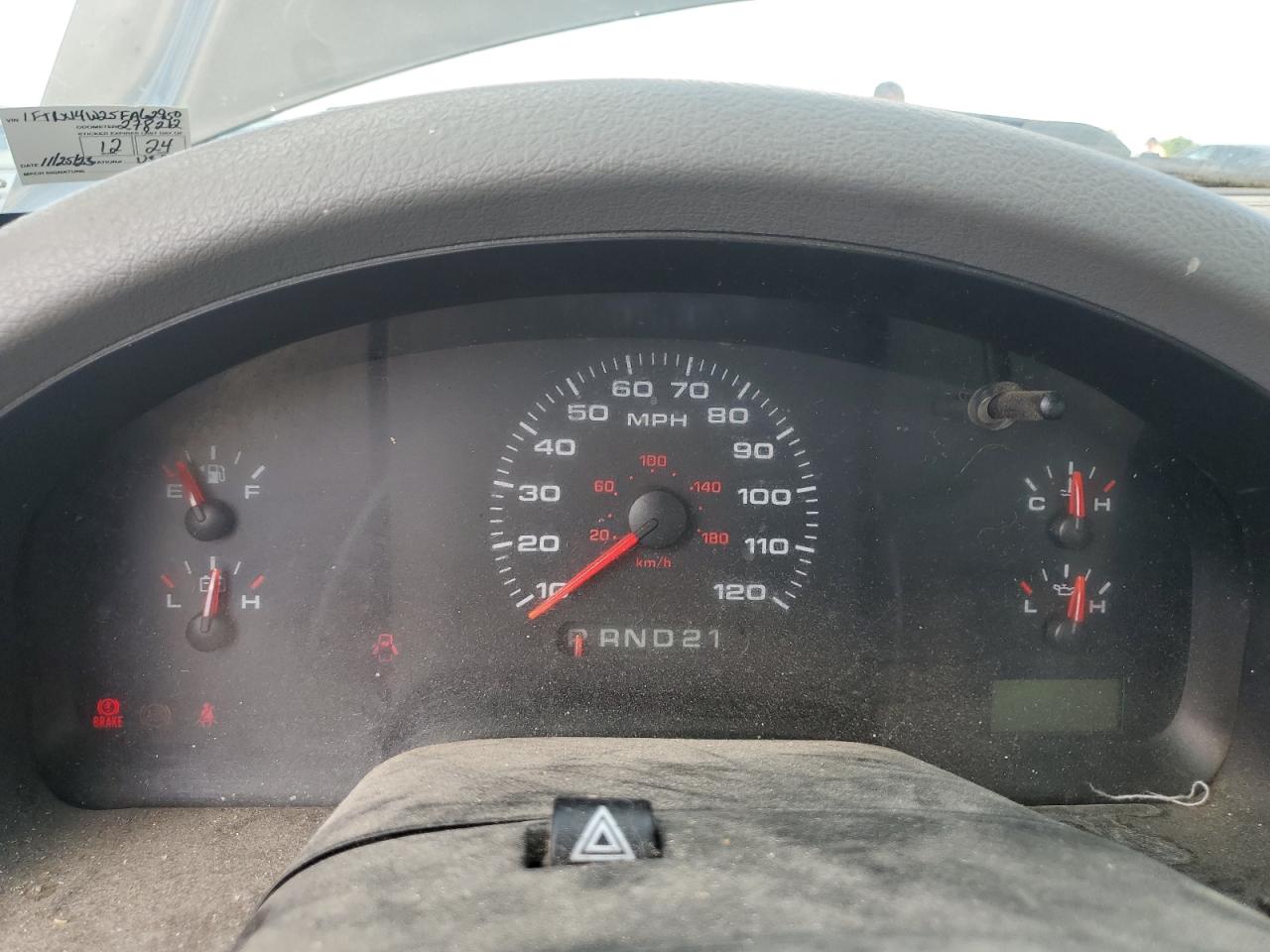 2005 Ford F150 VIN: 1FTRX14W25FA62950 Lot: 64290195