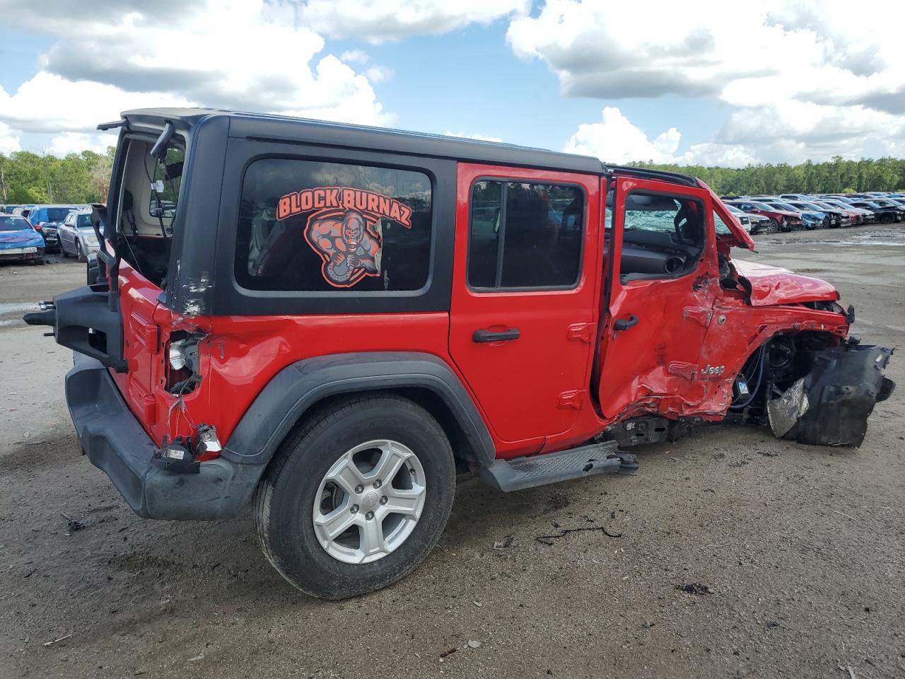 2020 Jeep Wrangler Unlimited Sport VIN: 1C4HJXDN7LW264610 Lot: 64876095