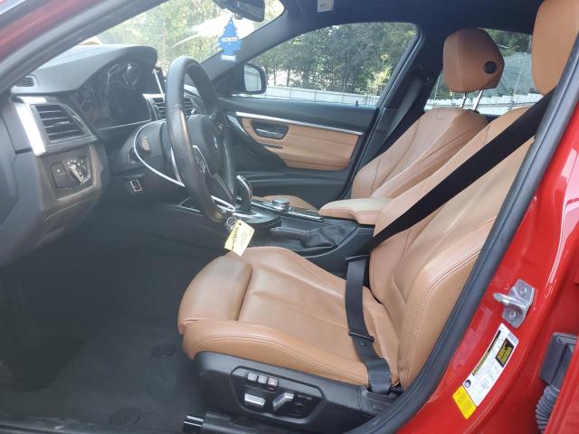  BMW 3 SERIES 2018 Czerwony