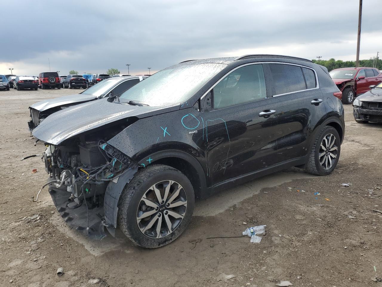 kndpncac1j7316526 KNDPNCAC1J7316526 2018 Kia Sportage Ex