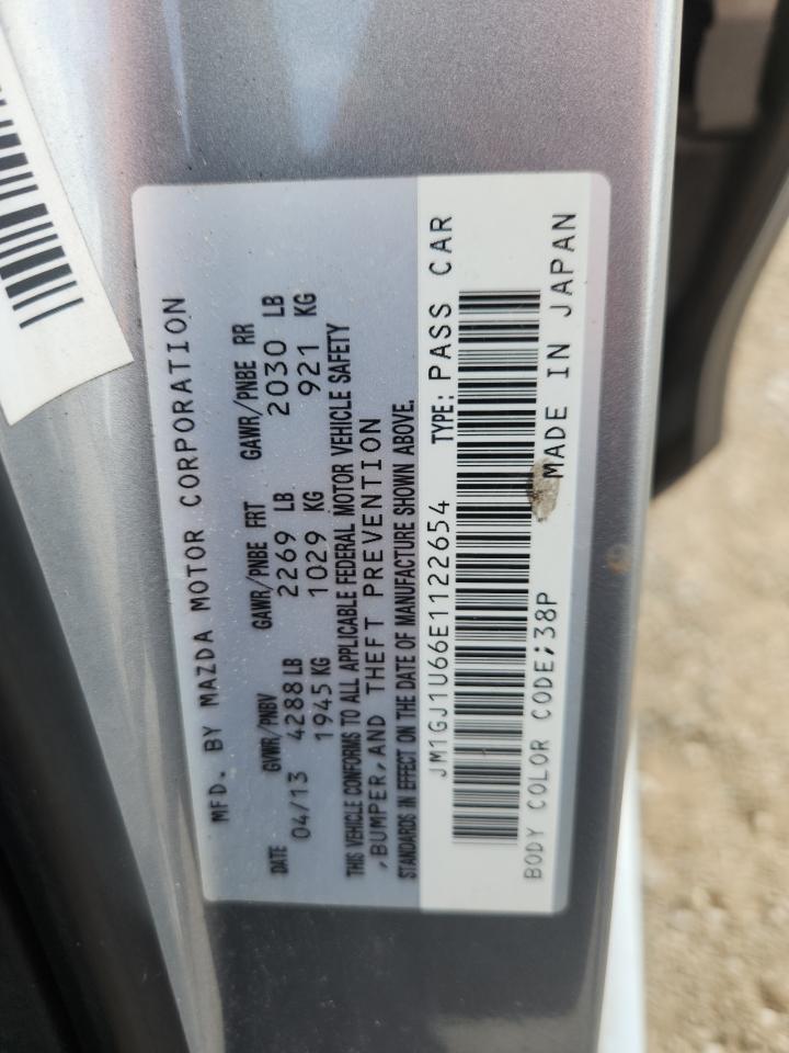 2014 Mazda 6 Sport VIN: JM1GJ1U66E1122654 Lot: 62569465