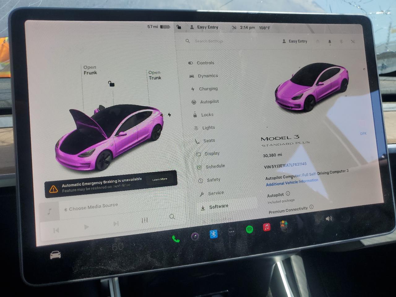 2020 Tesla Model 3 VIN: 5YJ3E1EA7LF631145 Lot: 64696235