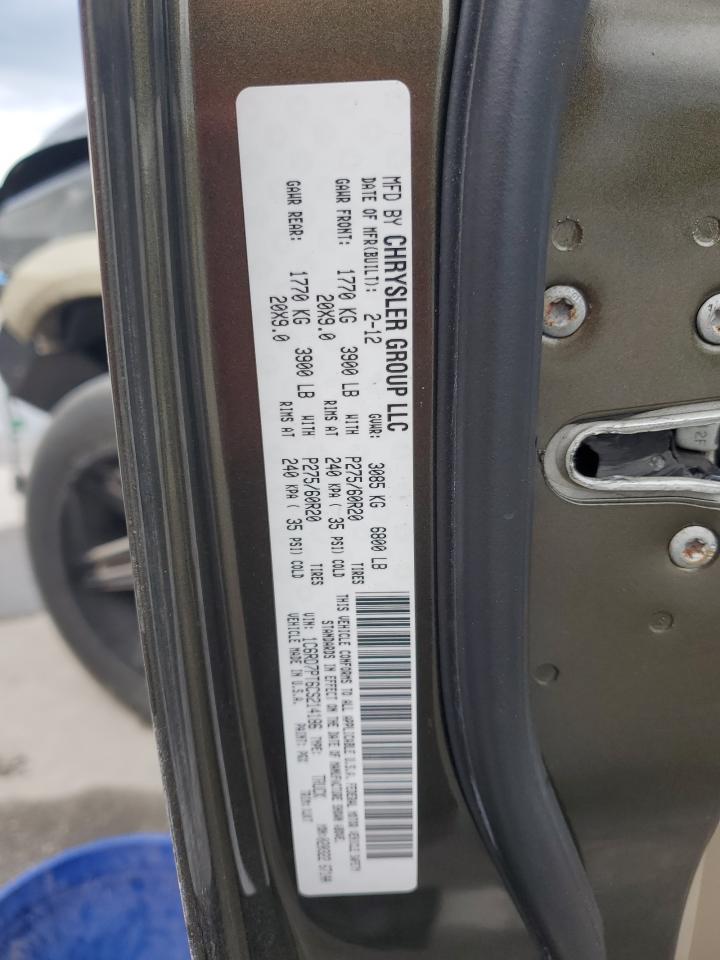2012 Dodge Ram 1500 Longhorn VIN: 1C6RD7PT6CS214186 Lot: 64555965