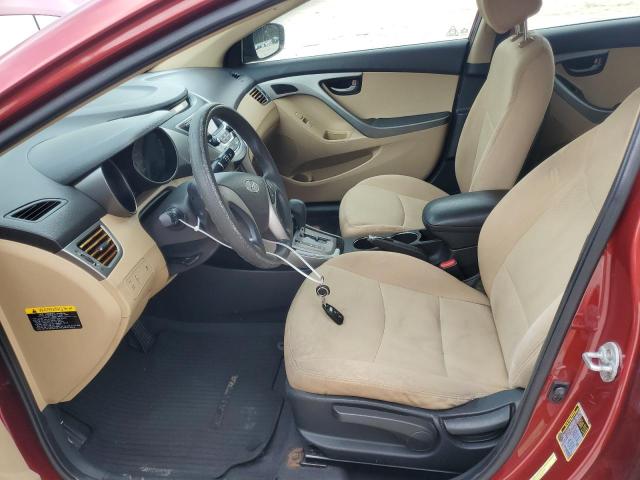  HYUNDAI ELANTRA 2013 Red