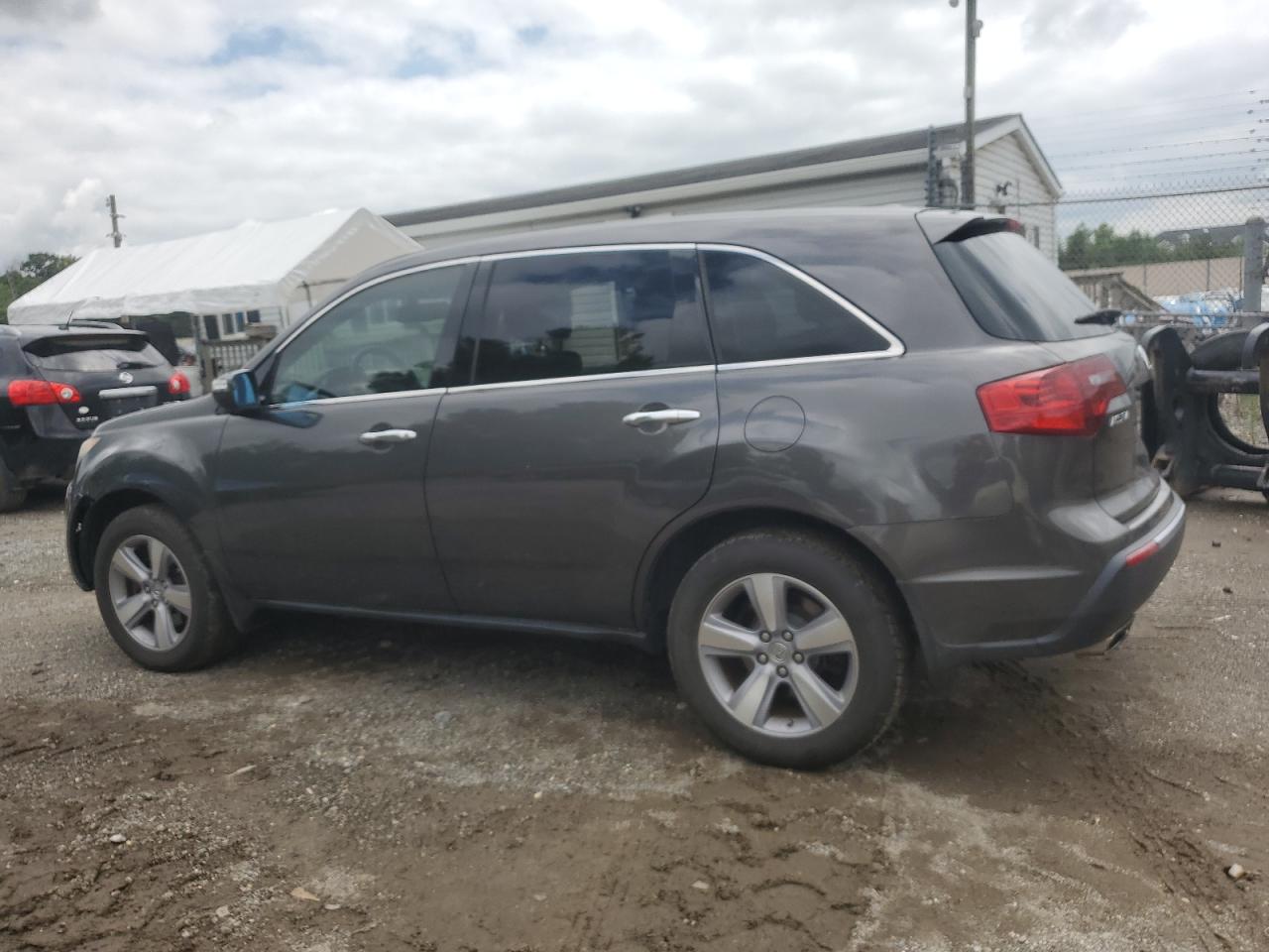 2012 Acura Mdx grey null gas 2HNYD2H23CH543796 photo #3