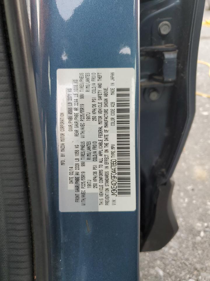 2015 Mazda Cx-5 Gt VIN: JM3KE4DY9F0447850 Lot: 65251075