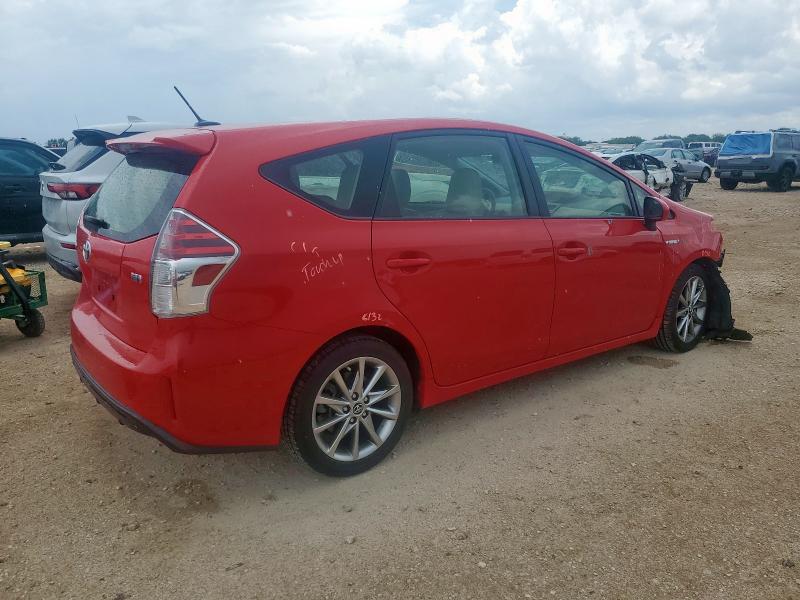  TOYOTA PRIUS 2017 Red