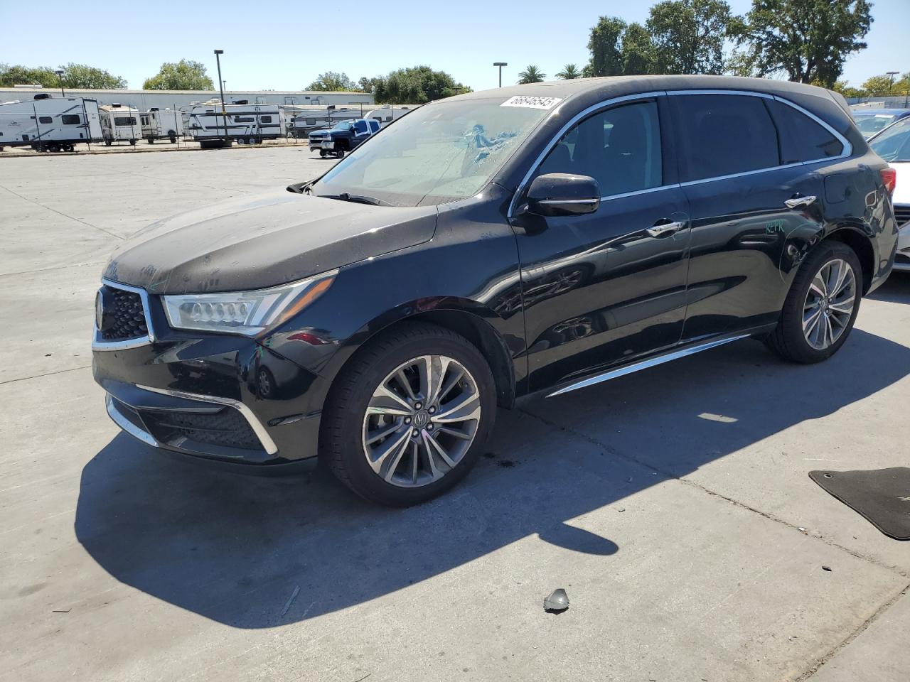 2017 Acura Mdx Technology VIN: 5FRYD4H54HB024666 Lot: 66646545