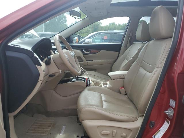 Parquets NISSAN ROGUE 2014 Czerwony