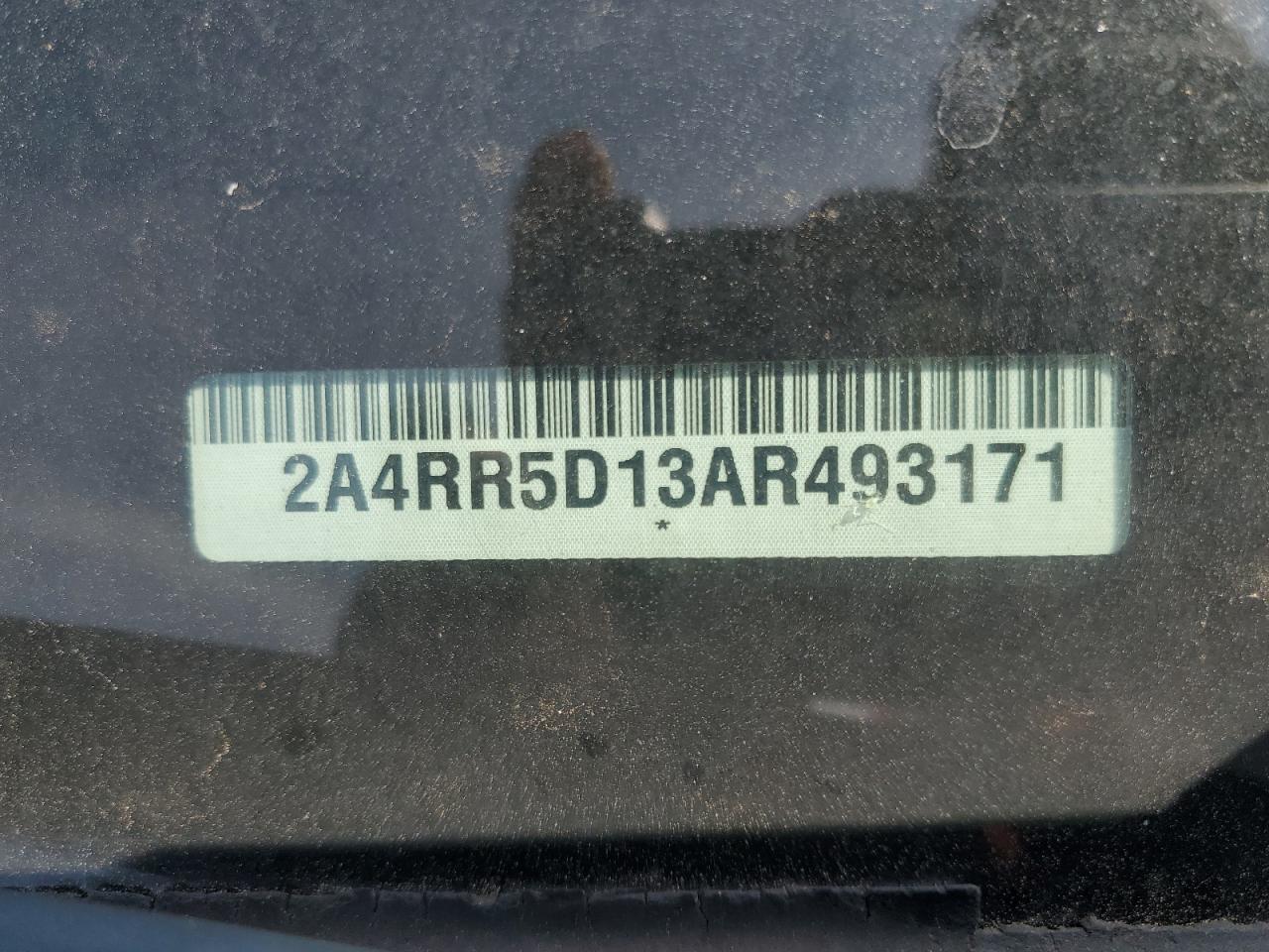 2010 Chrysler Town & Country Touring VIN: 2A4RR5D13AR493171 Lot: 64189125