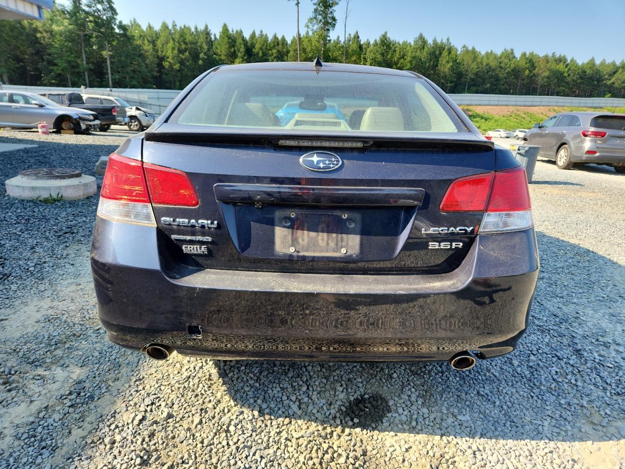 2012 Subaru Legacy 3.6R Limited VIN: 4S3BMDL61C2025387 Lot: 62928255