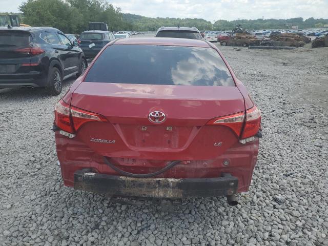  TOYOTA COROLLA 2017 Красный