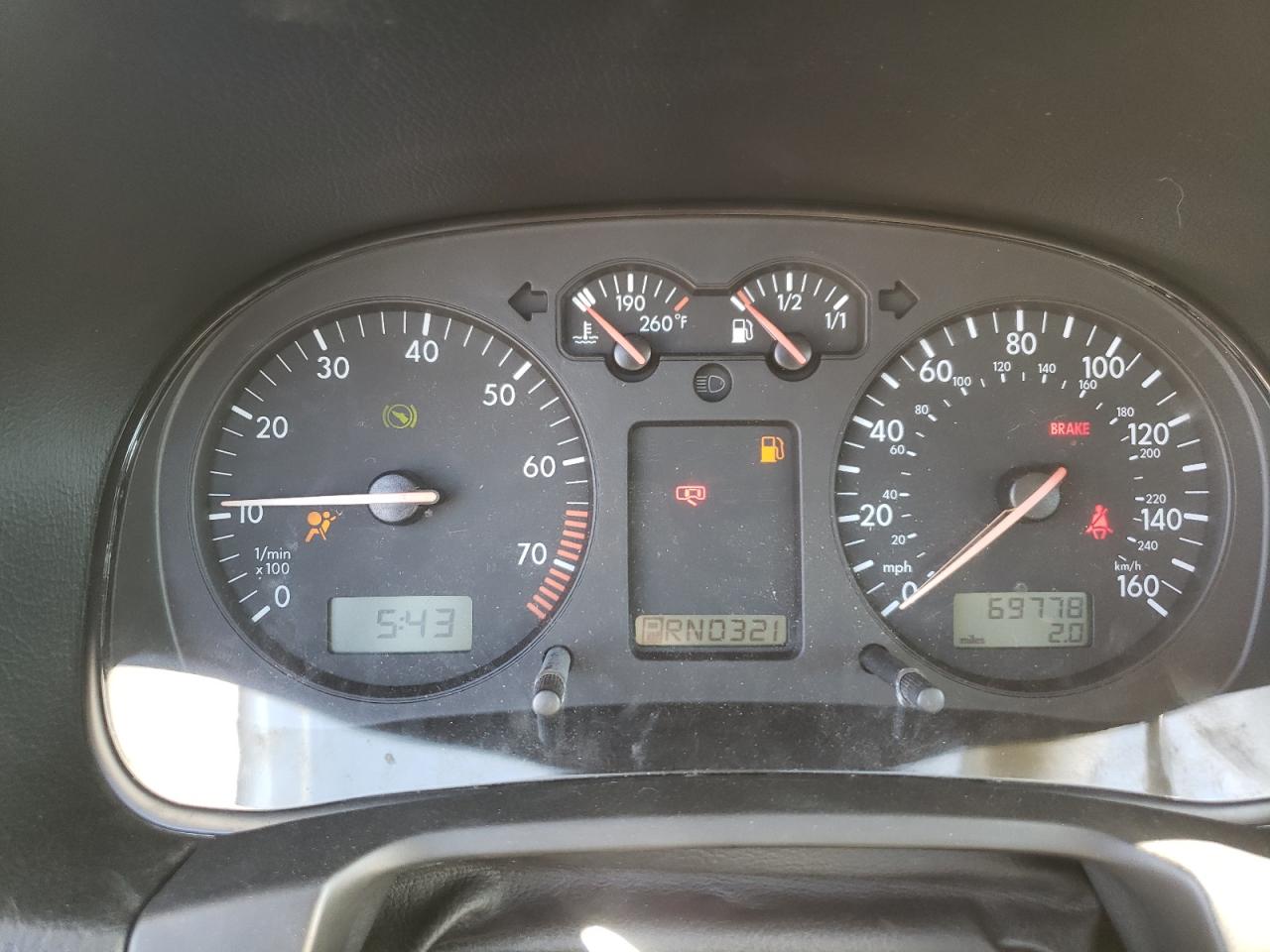 2005 Volkswagen Golf Gls VIN: 9BWGL61J454003568 Lot: 64826595
