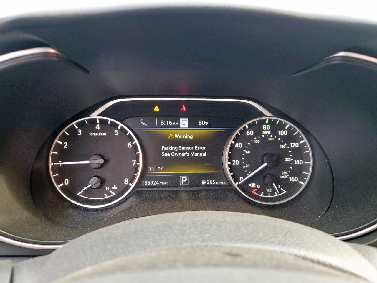 1N4AA6AV9KC361121 2019 Nissan Maxima S