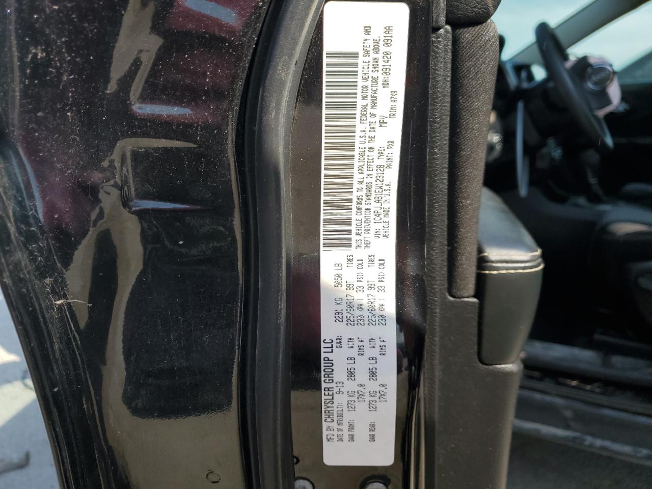 2014 Jeep Cherokee Sport VIN: 1C4PJLAB1EW123128 Lot: 64486565