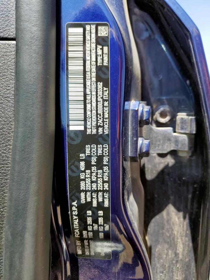 2018 Jeep Renegade Latitude VIN: ZACCJBBB0JPG93362 Lot: 63871835