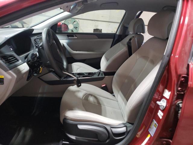  HYUNDAI SONATA 2016 Czerwony