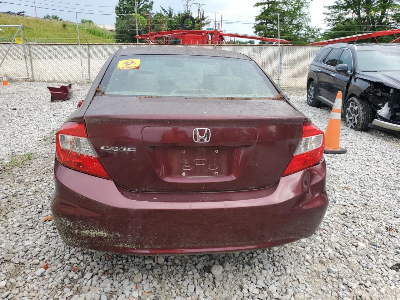 2012 Honda Civic Lx VIN: 19XFB2F56CE078250 Lot: 65391825