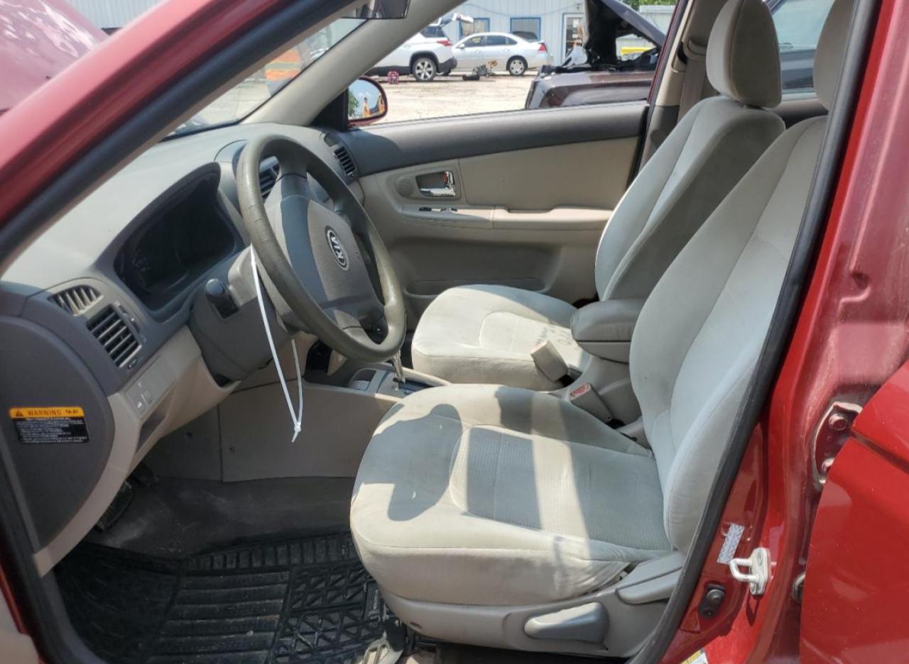 2009 Kia Spectra Ex VIN: KNAFE221695648274 Lot: 66915595