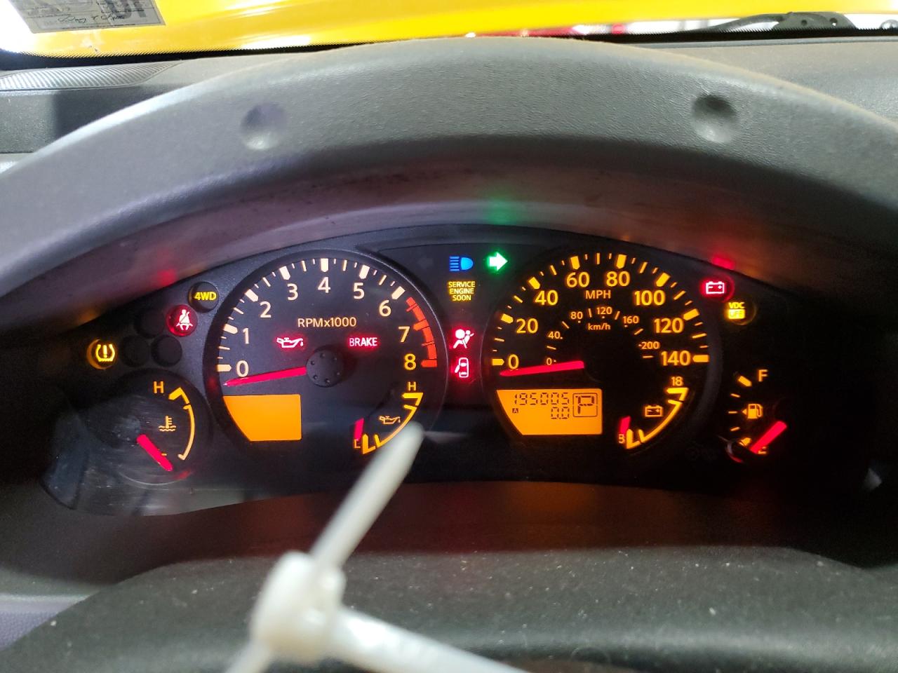 2007 Nissan Xterra Off Road VIN: 5N1AN08W57C535344 Lot: 62215465