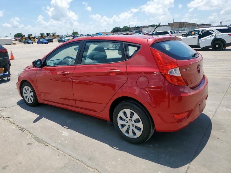 HYUNDAI ACCENT 2015 Красный