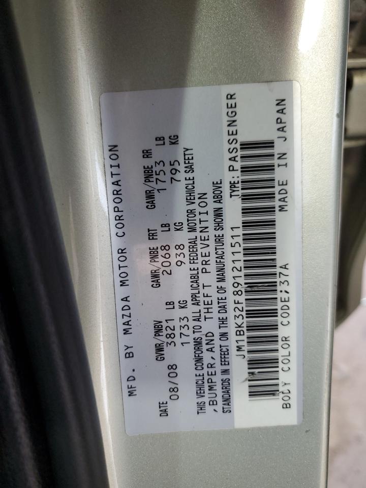 2009 Mazda 3 I VIN: JM1BK32F891211511 Lot: 65050165