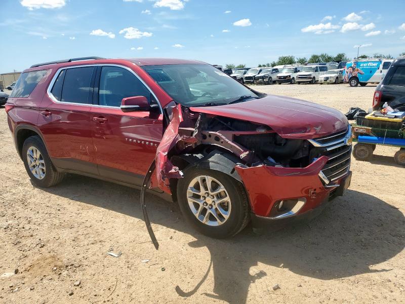  CHEVROLET TRAVERSE 2020 Czerwony
