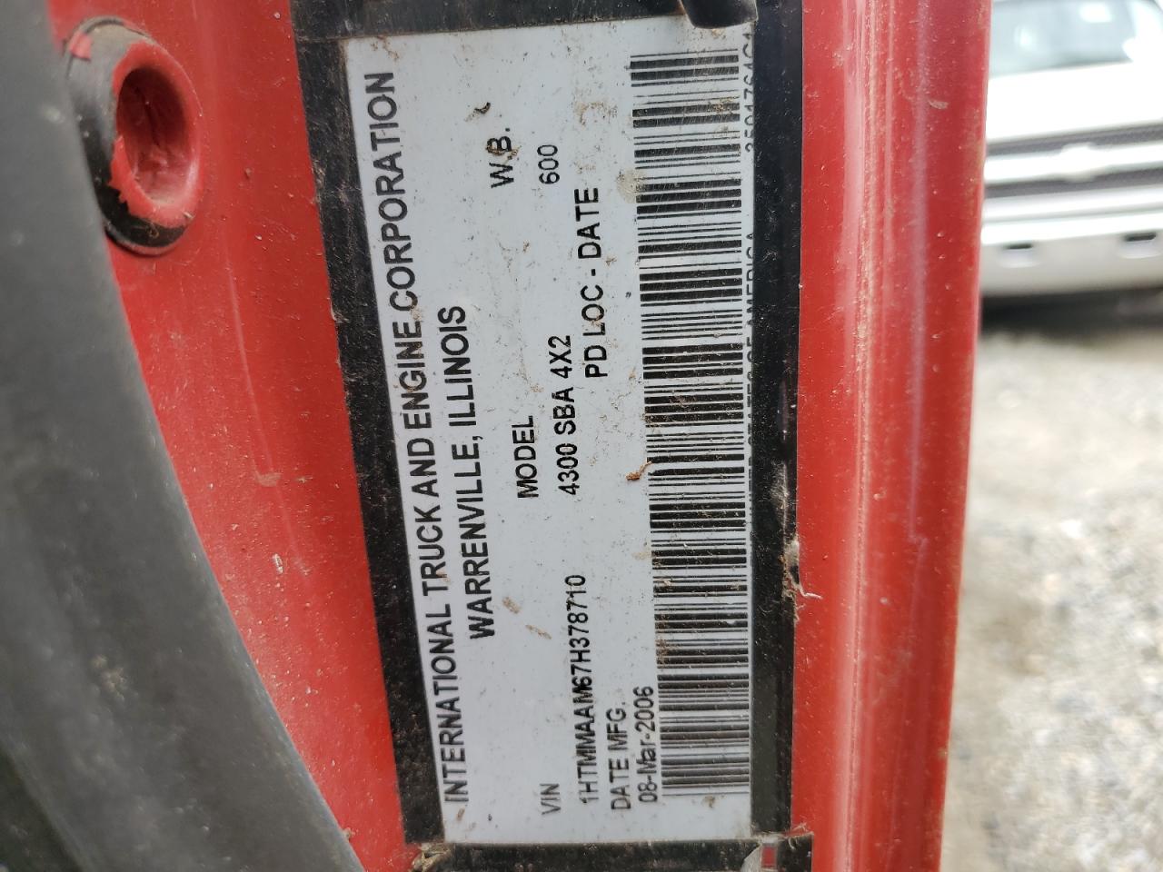 2007 International 4000 4300 VIN: 1HTMMAAM67H378710 Lot: 63487415