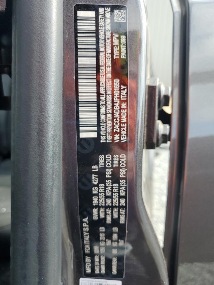 2018 Jeep Renegade Limited VIN: ZACCJADB4JPH01650 Lot: 64297475