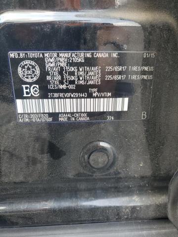 2015 TOYOTA RAV4 LE  