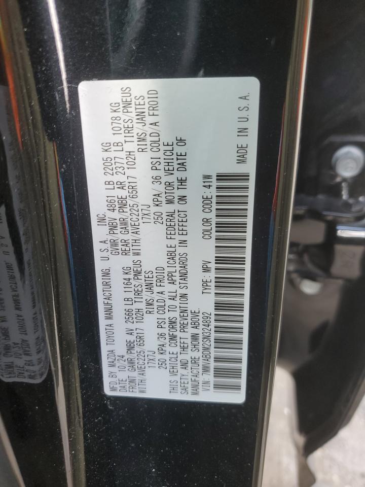 2025 Mazda Cx-50 Premium VIN: 7MMVABDM2SN324892 Lot: 64455175