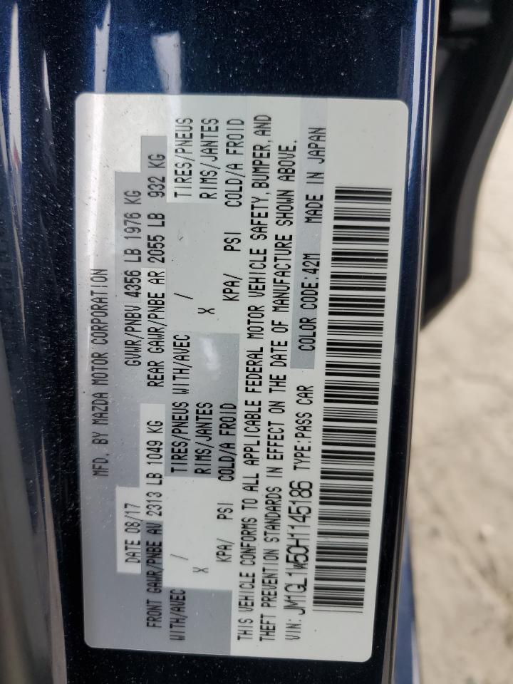 2017 Mazda 6 Grand Touring VIN: JM1GL1W50H1145186 Lot: 62346675