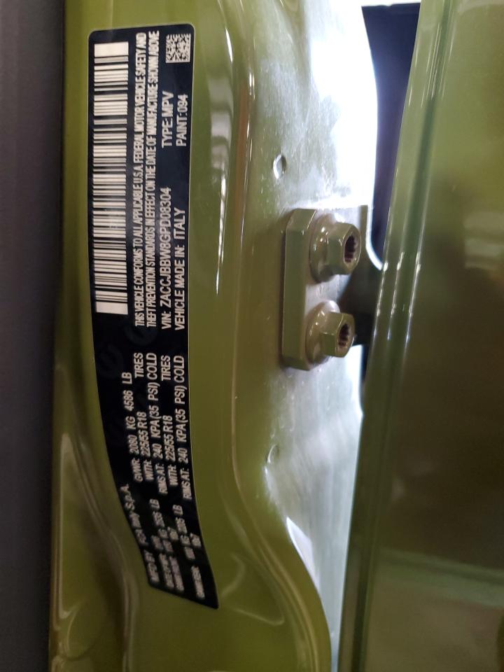 2016 Jeep Renegade Latitude VIN: ZACCJBBW8GPD08304 Lot: 64220805