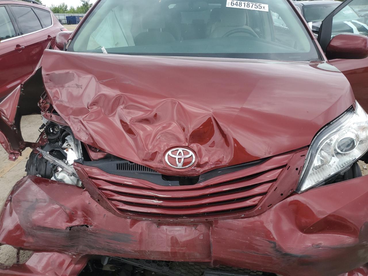 2015 Toyota Sienna Le VIN: 5TDKK3DCXFS656222 Lot: 64818755