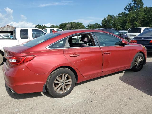  HYUNDAI SONATA 2017 Czerwony