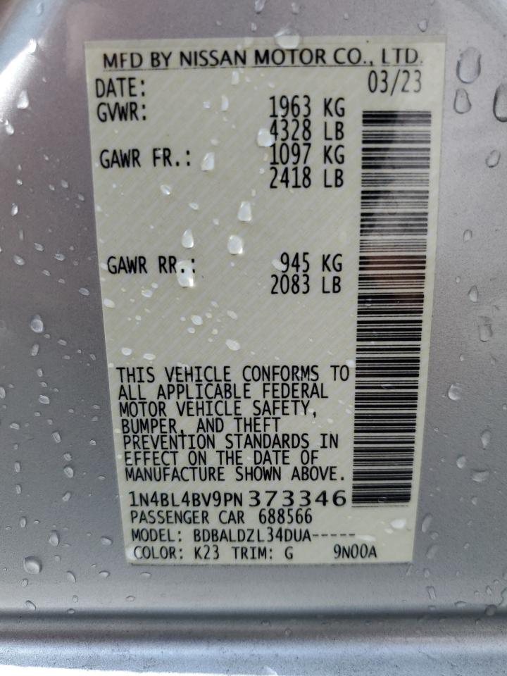 1N4BL4BV9PN373346 NISSAN ALTIMA 2023