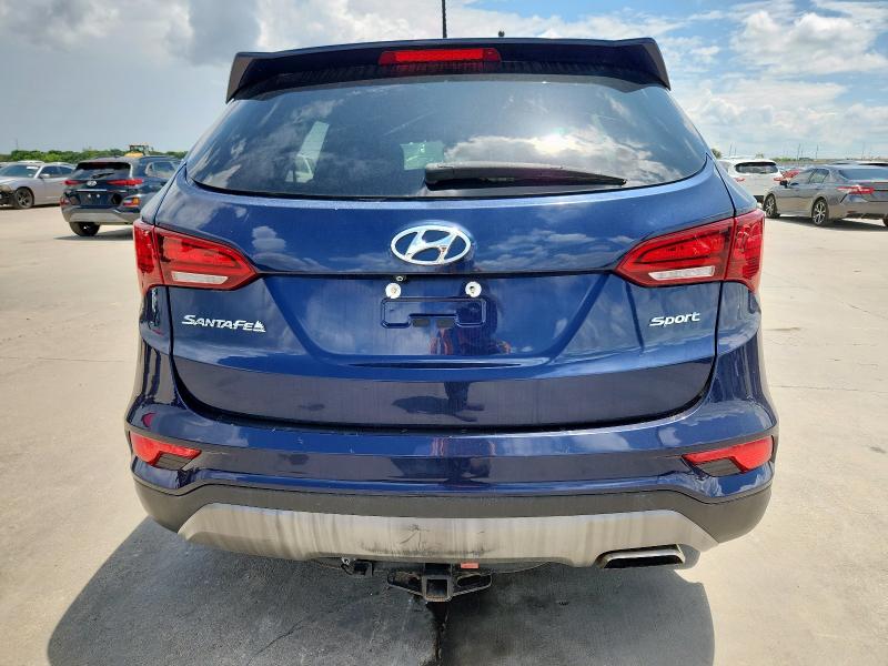  HYUNDAI SANTA FE 2018 Granatowy