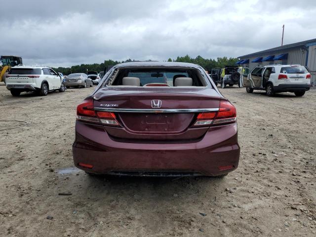  HONDA CIVIC 2015 Burgundy