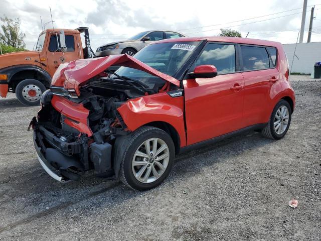  KIA SOUL 2018 Czerwony
