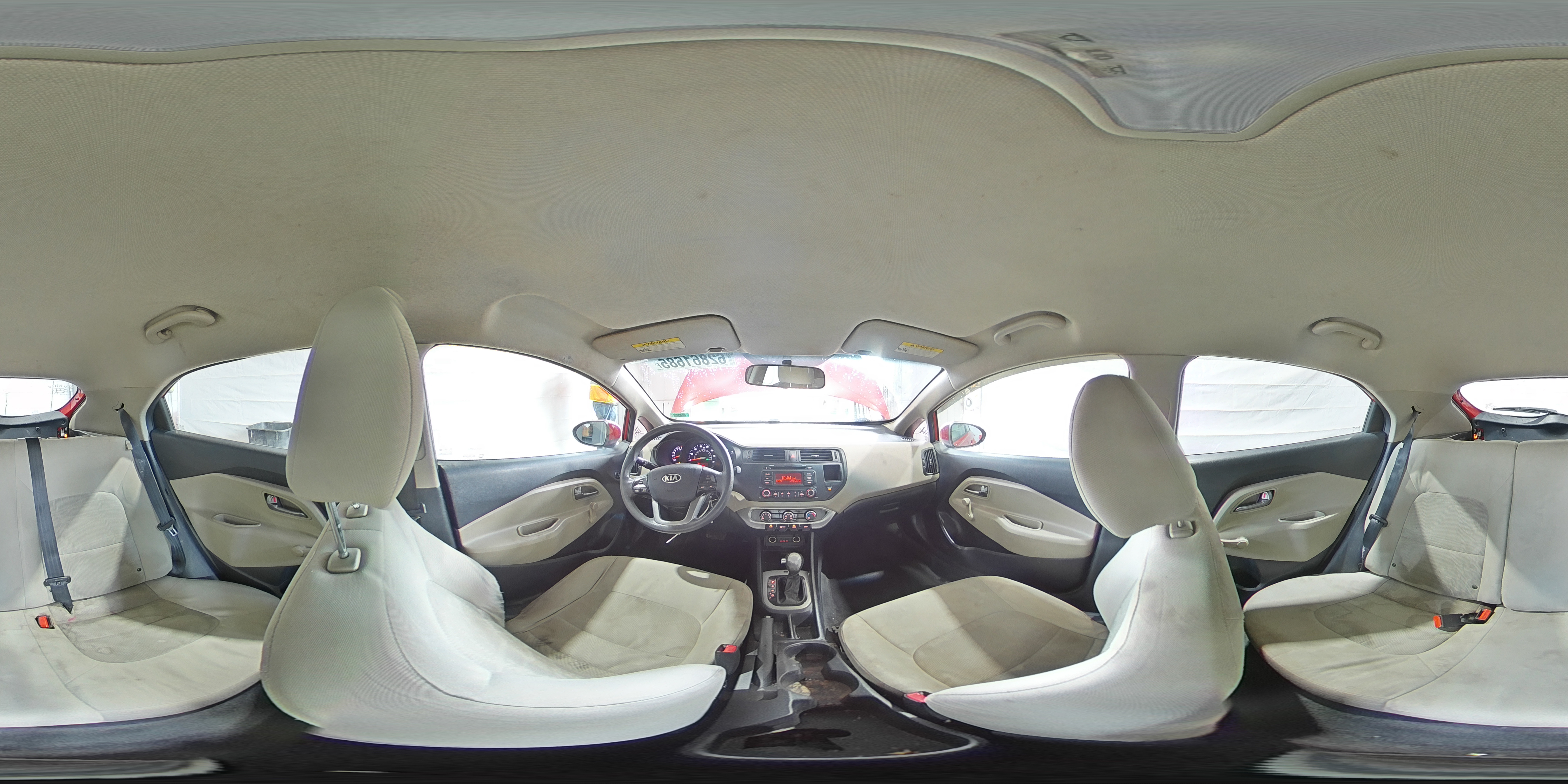 2013 Kia Rio Lx VIN: KNADM5A32D6151417 Lot: 62861685