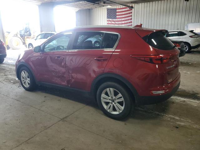  KIA SPORTAGE 2018 Czerwony