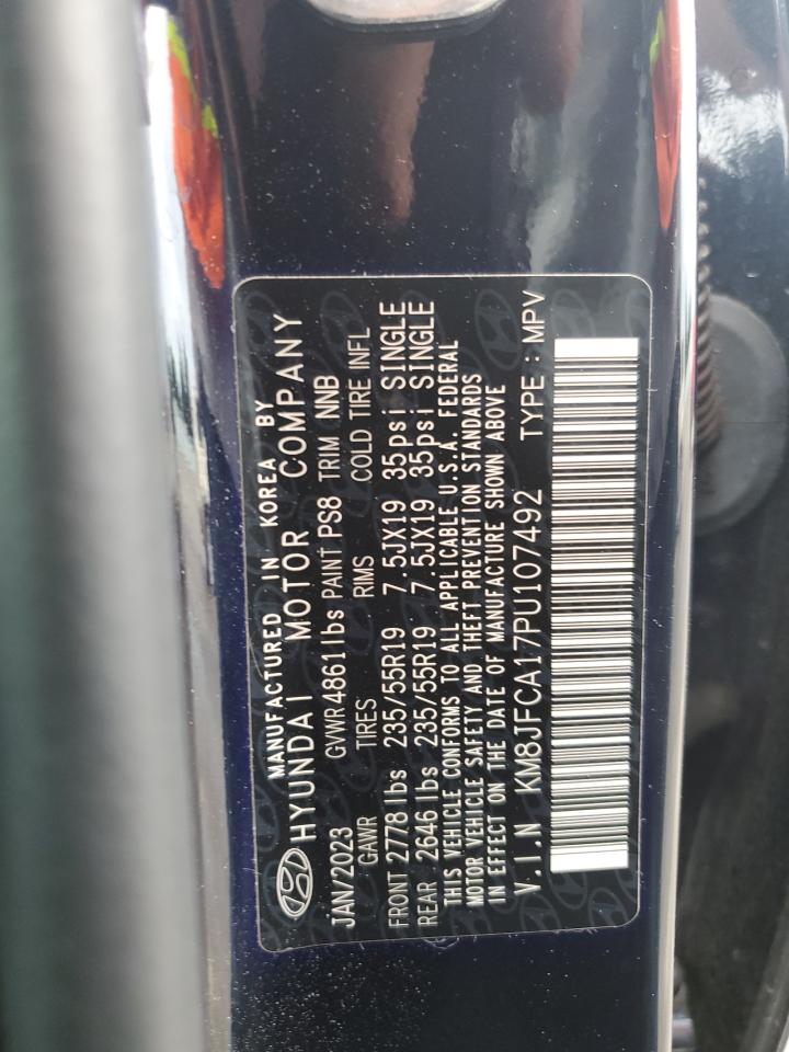 KM8JFCA17PU107492 2023 Hyundai Tucson Sel Convenience