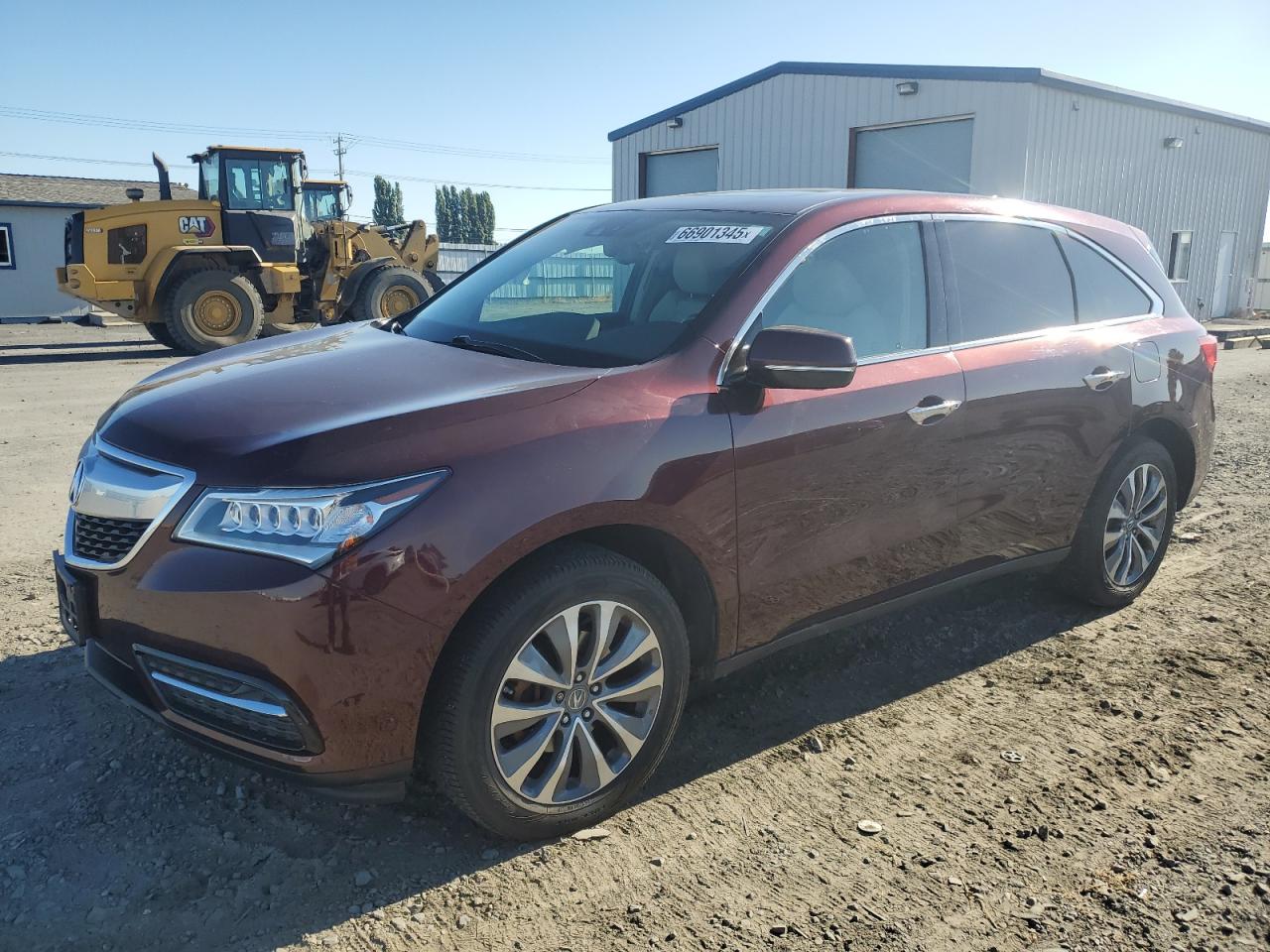 2014 Acura Mdx Technology VIN: 5FRYD4H49EB040607 Lot: 66901345